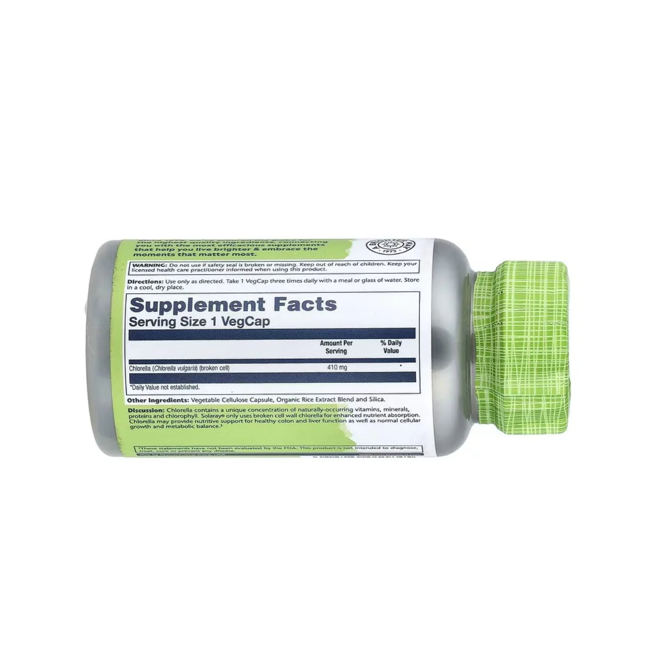 Solaray Chlorella 410 Mg