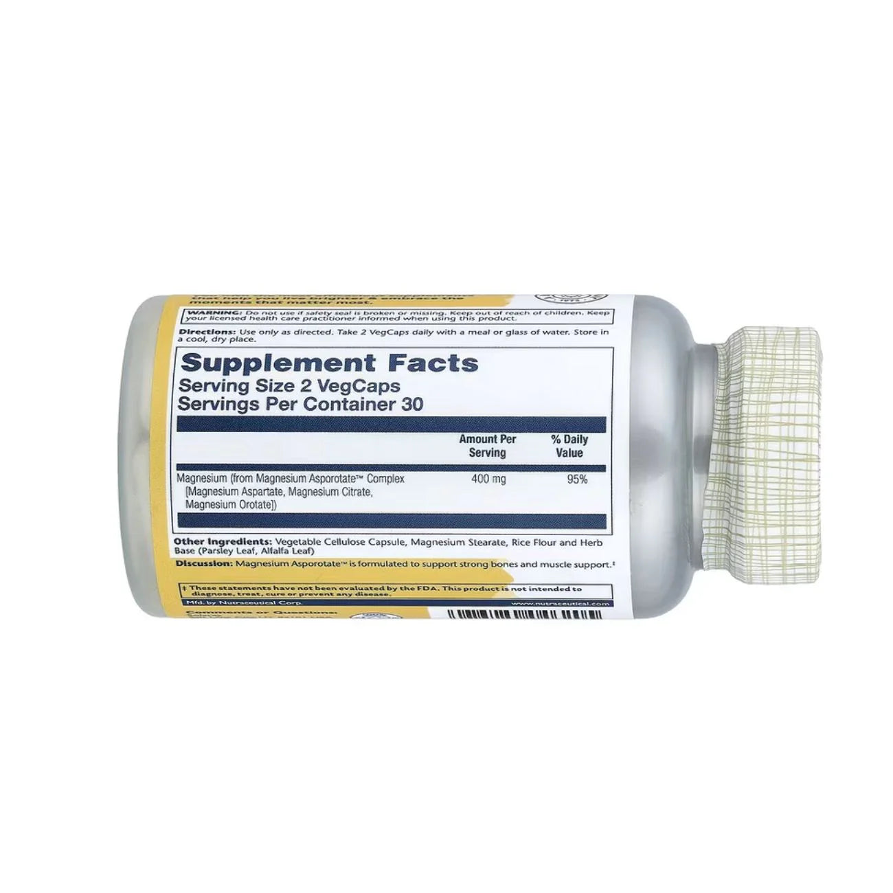 Solaray Magnesium Asporotate Full Range Amino Acid Chelate