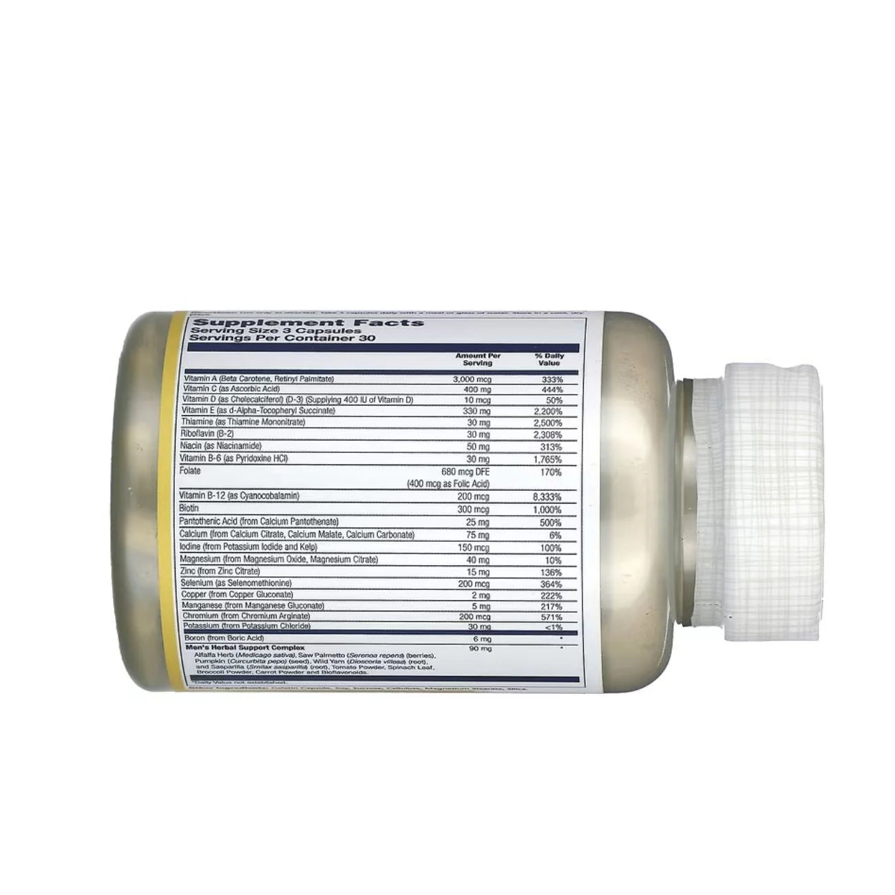 Solaray Men's Golden Multi-Vita-Min