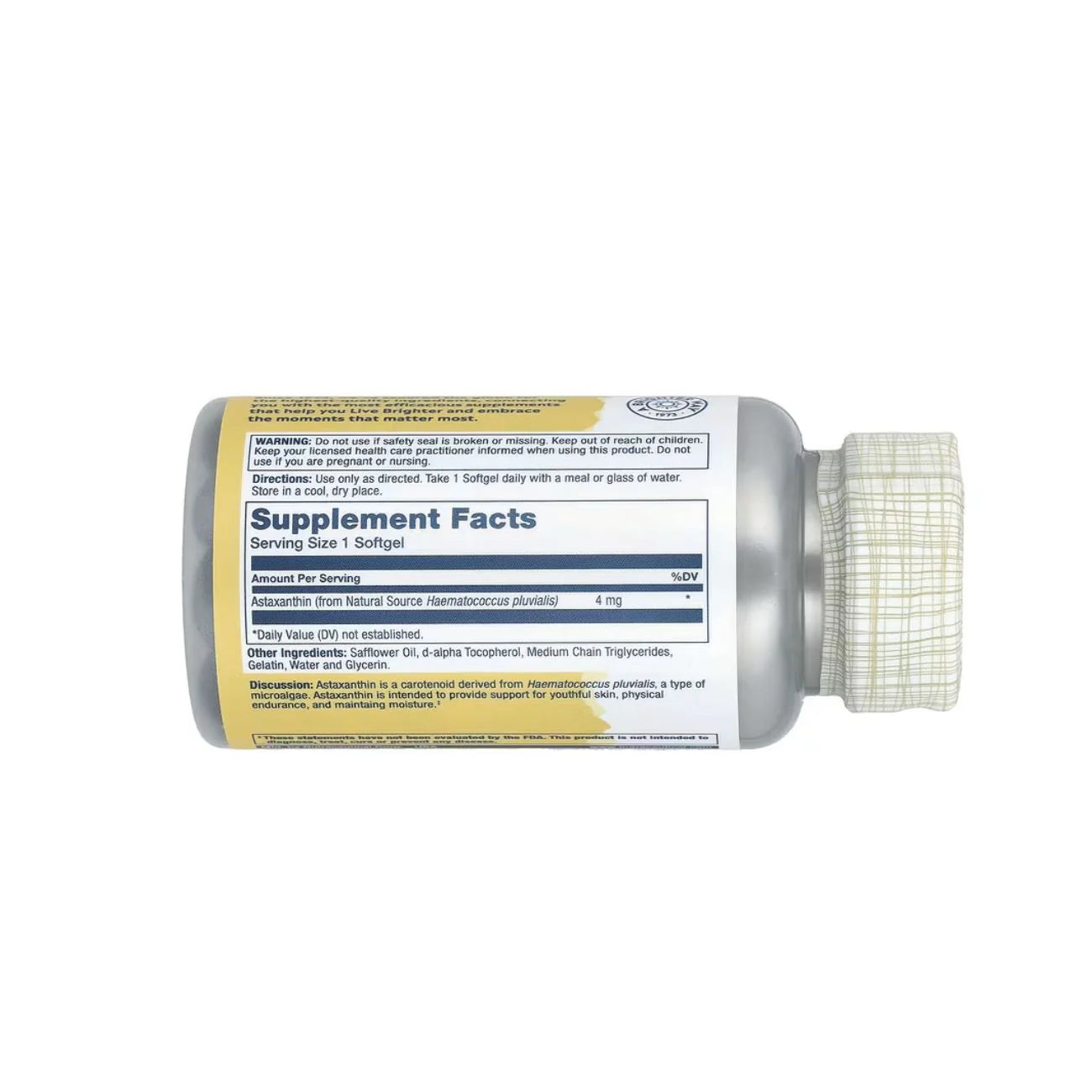 Solaray Astaxanthin 4mg