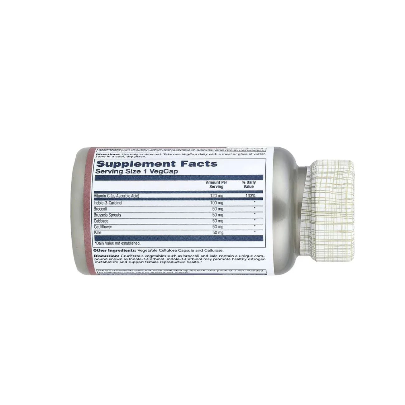 Solaray Indole-3-Carbinol 100 mg