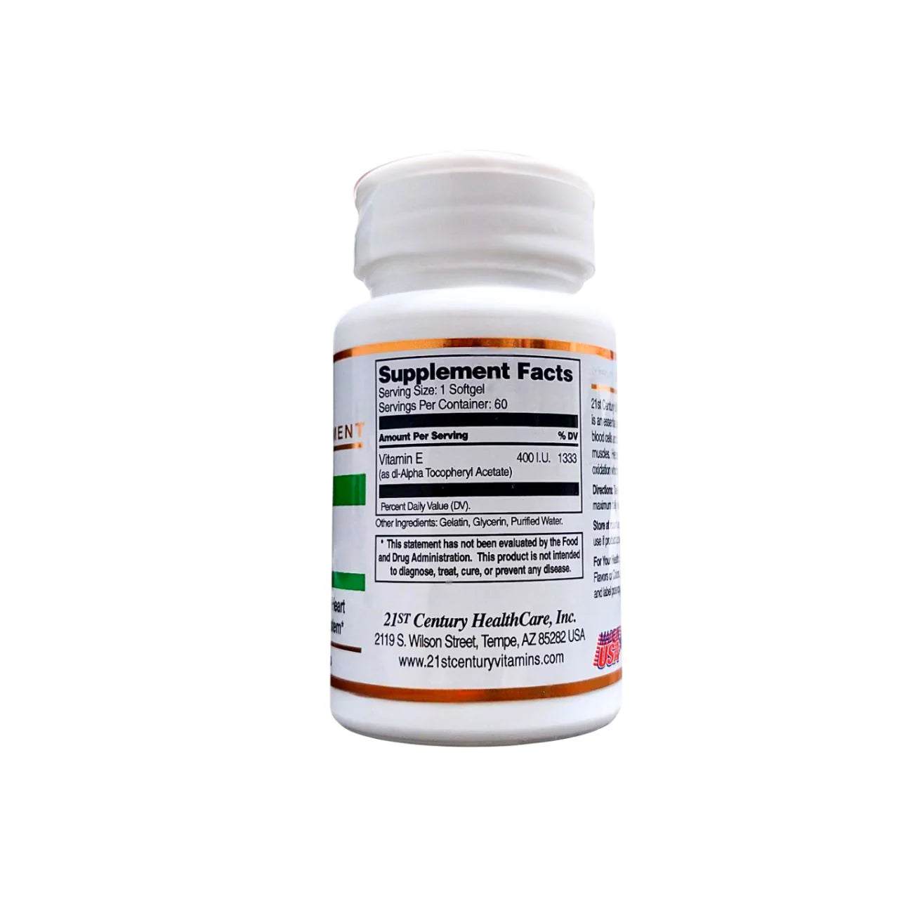 21ST CENTURY VITAMINE E 400 IU 60TAB