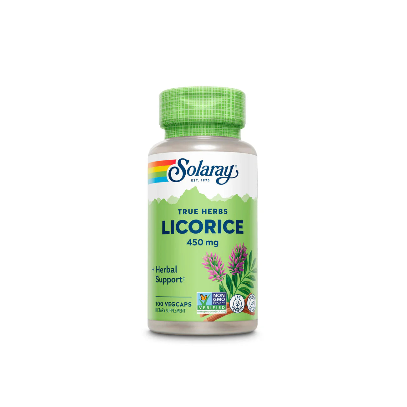 Solaray Licorice 450mg - Whole Root