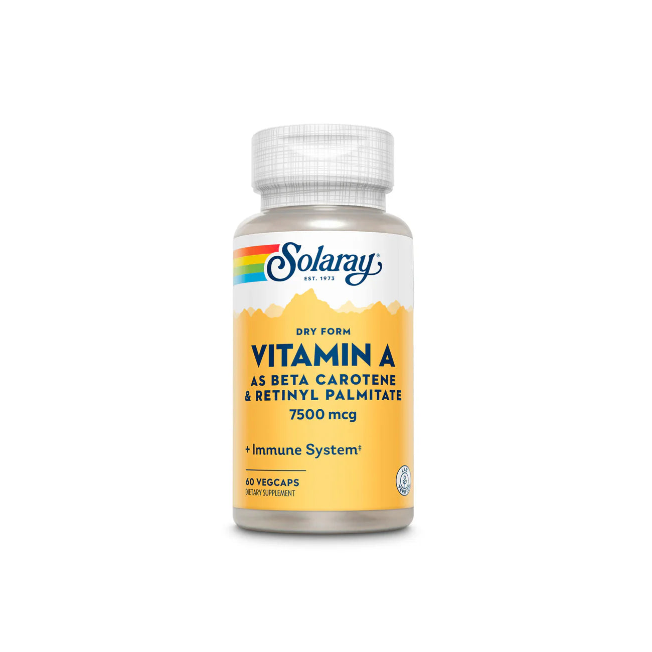Solaray Dry Form Vitamin A 7500 mcg