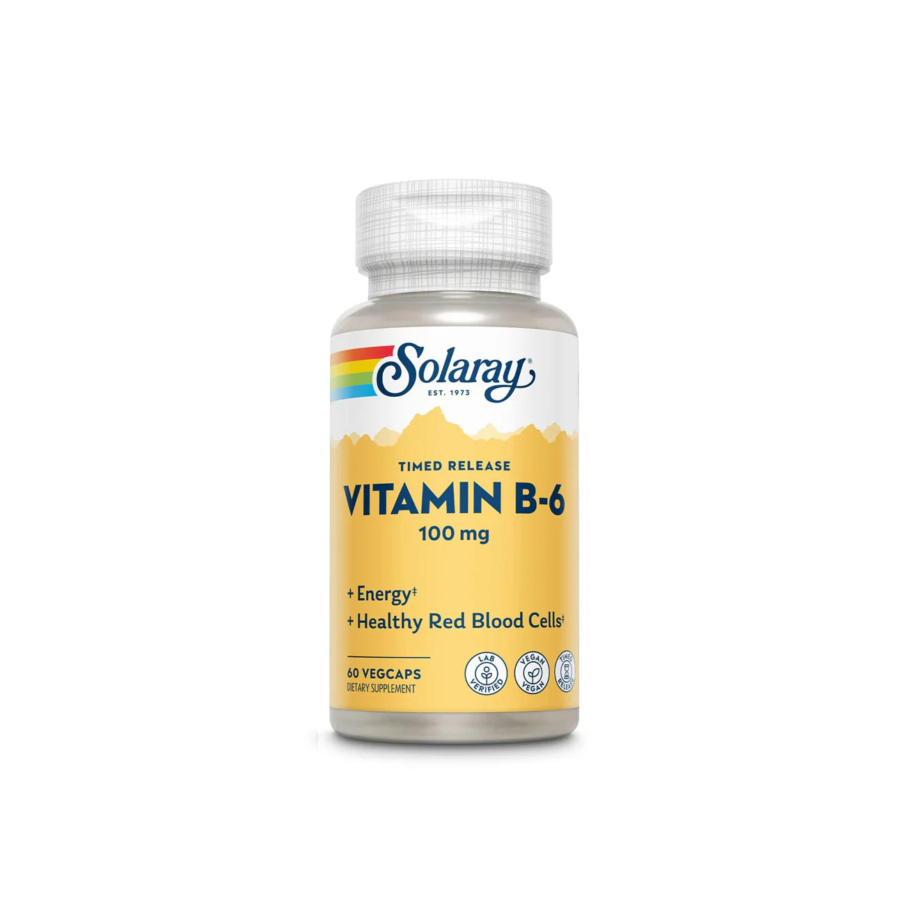 Solaray Two-Staged, Time-Released Vitamin B-6 100mg