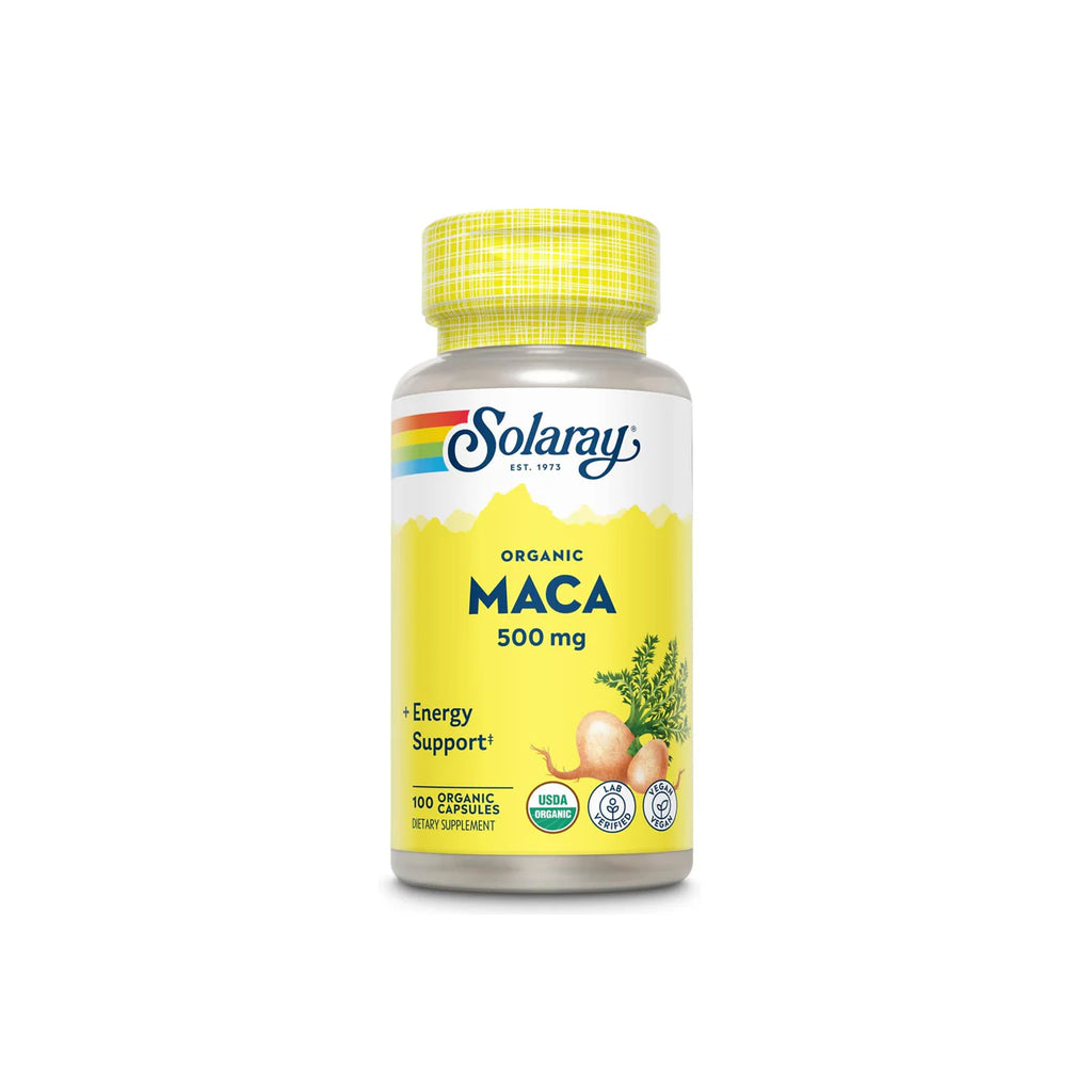 Solaray Organically Grown Maca 500mg - Whole Root