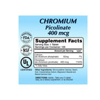 ALFA Chromium Picolinate 400 Mcg 100 tab