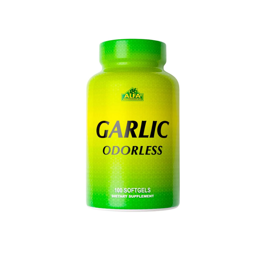 ALFA Garlic (odorless) 2000 Mg 100 Softgel