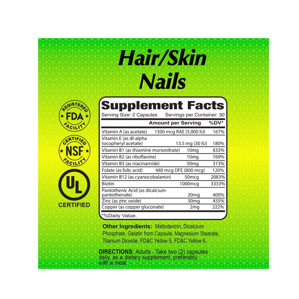 ALFA HAIR NAILS SKIN 60 CAPS