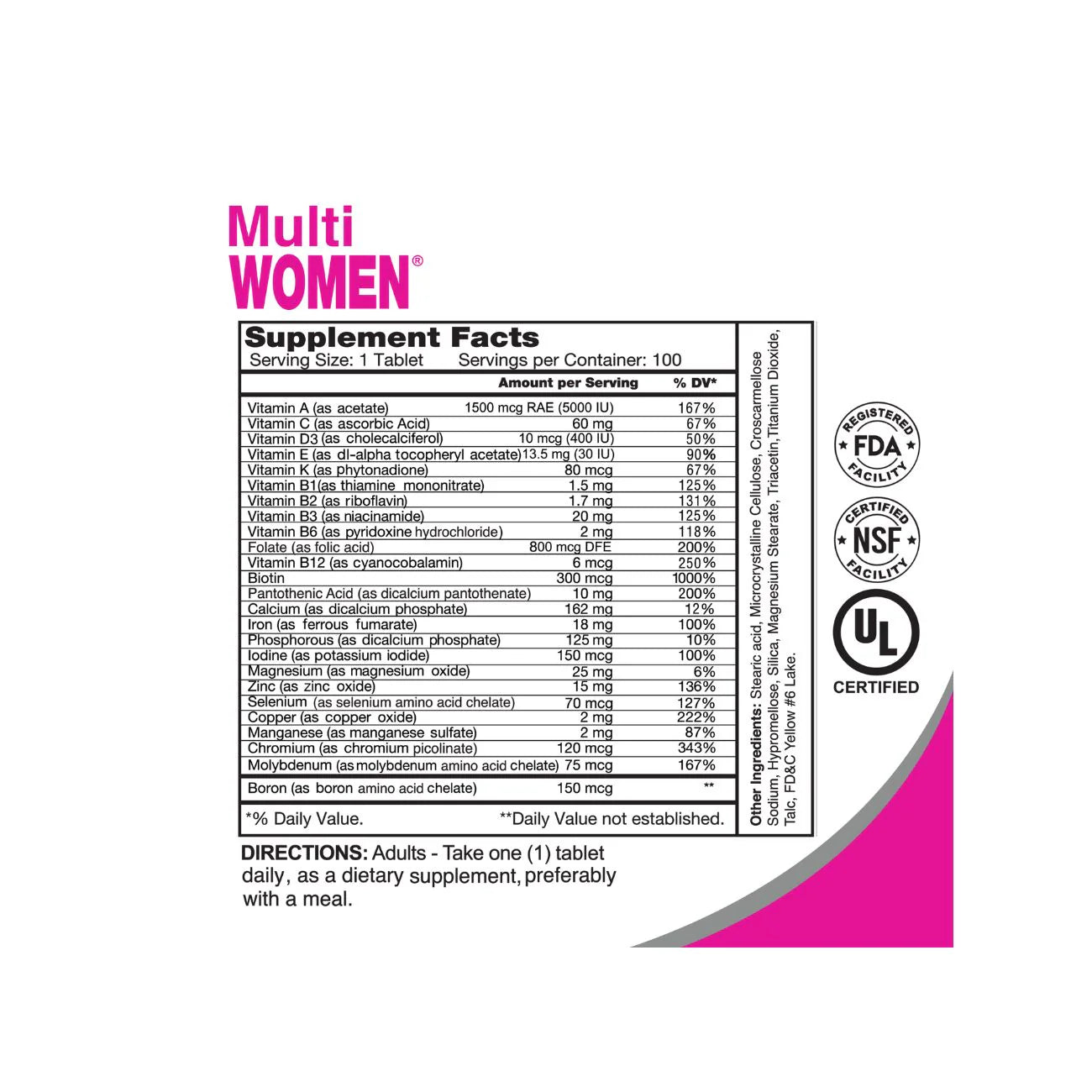ALFA Multi Women 100 Tabs