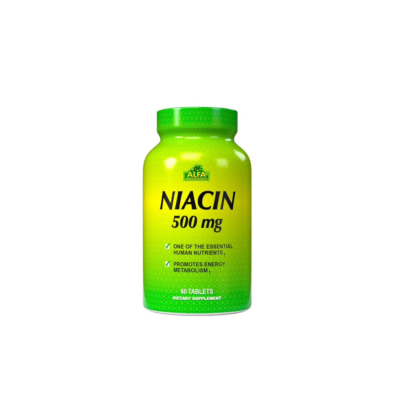 ALFA NIACIN 500mg 60 TABS