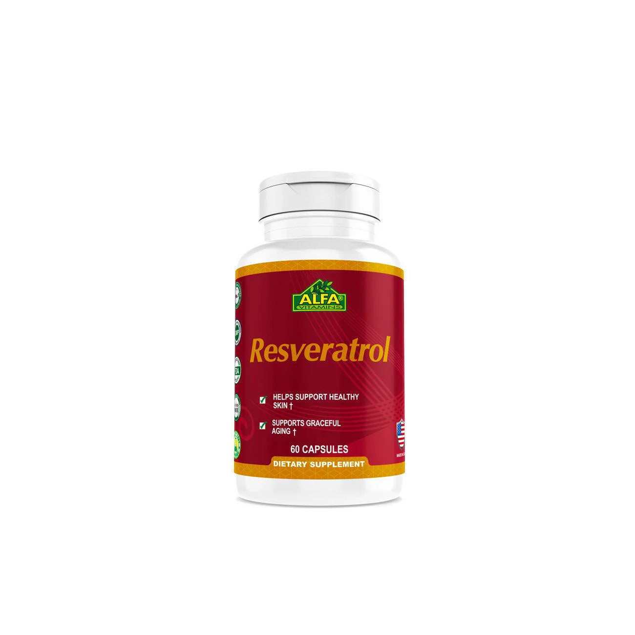 ALFA Resveratrol 500 Mg 60 Caps