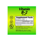 ALFA Vitamin B-2 50 Mg 100 Tablets