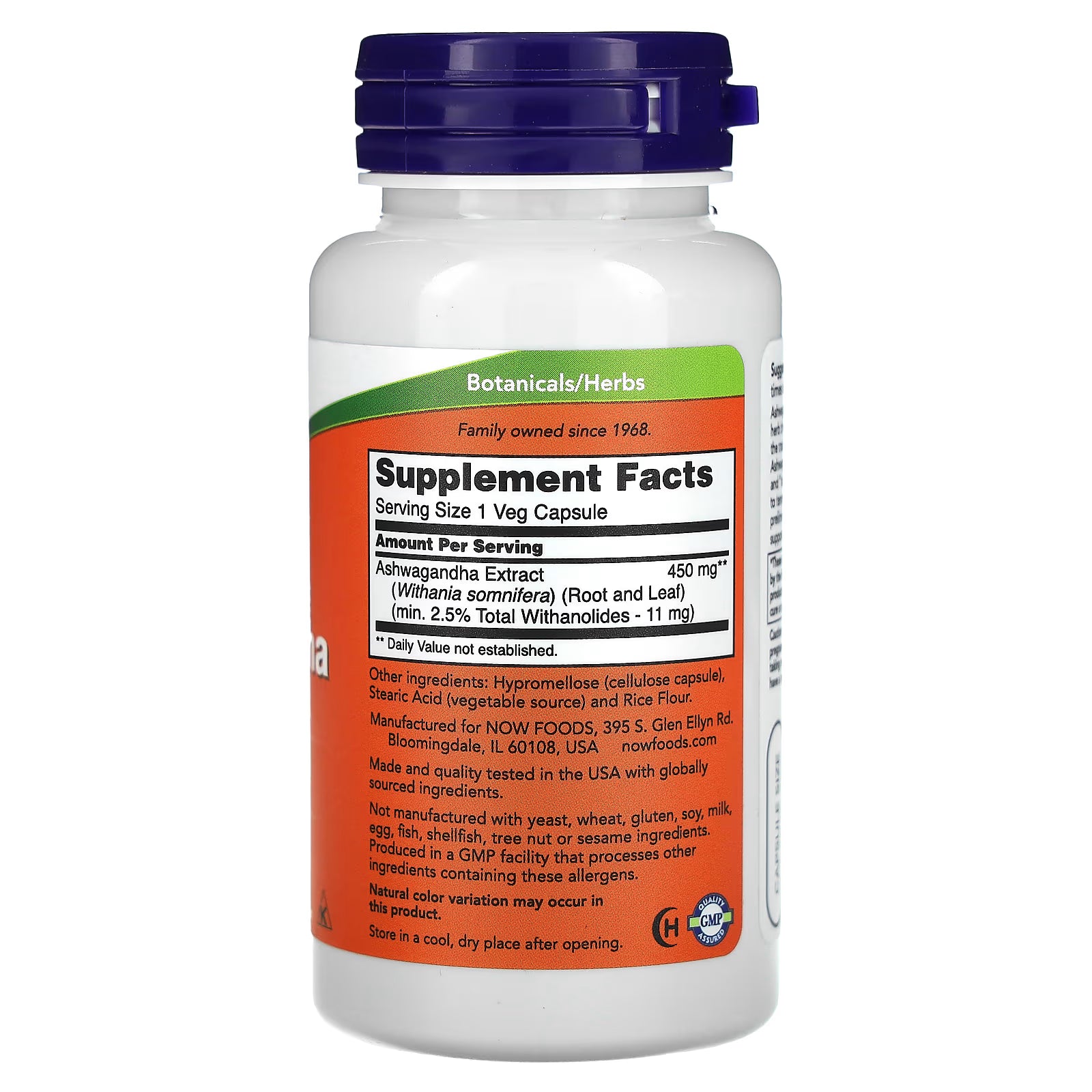 NOW Foods Ashwagandha Extract 450 mg