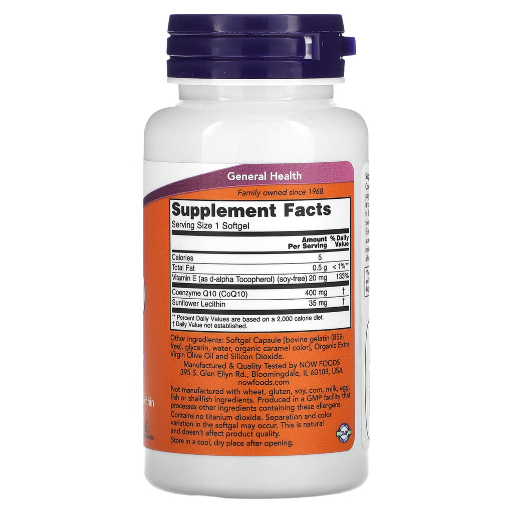 NOW Foods CoQ10 400 mg