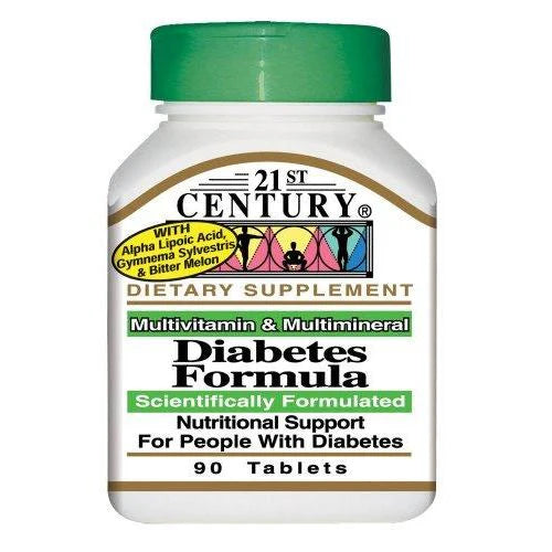21ST CENTURY DIABETES FORMULA 90 TABS