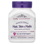 21ST CENTURY HAIR SKIN & NAIL 50 TABS