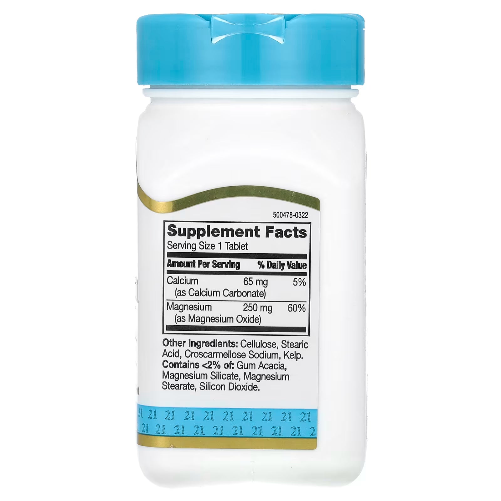 21ST CENTURY  MAGNESIUM 250 MG 110 TABS