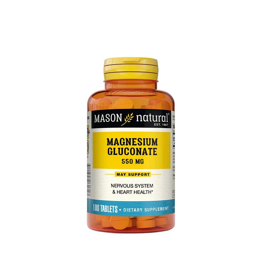 MASON Magnesium Gluconate 550mg 100 tab