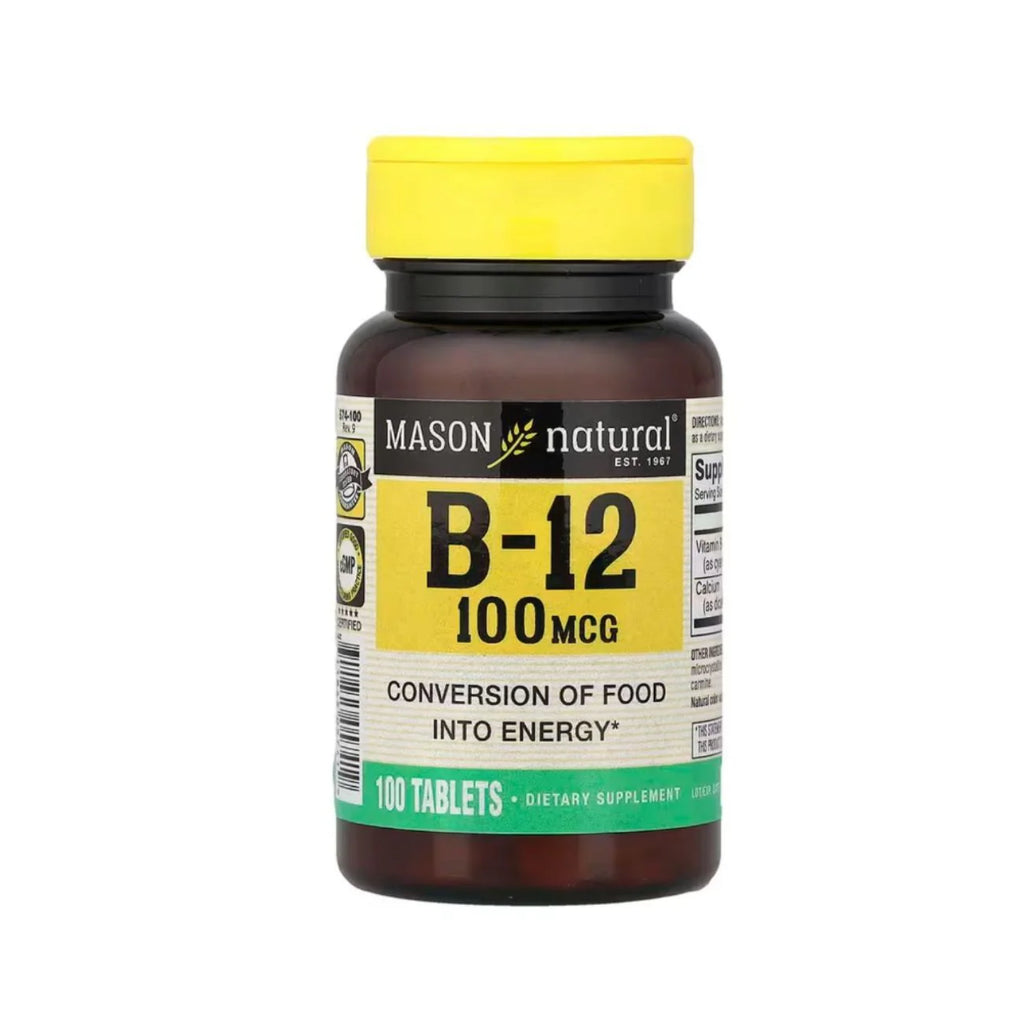 MASON Vitamin B12 100 Mcg 100 tab