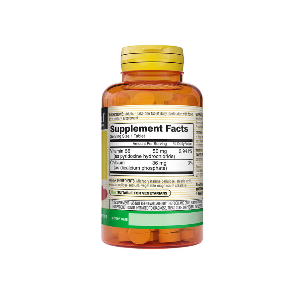 MASON Vitamin B-6 50 Mg 100 tab