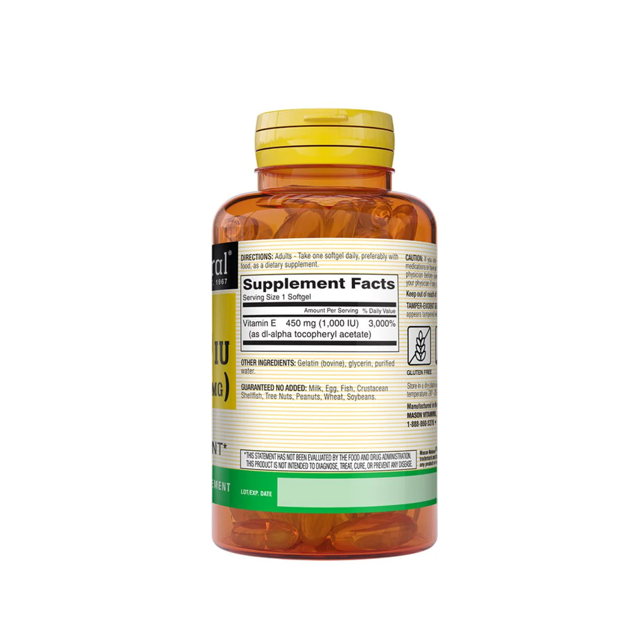 MASON Vitamin E-1000 50 Softgels