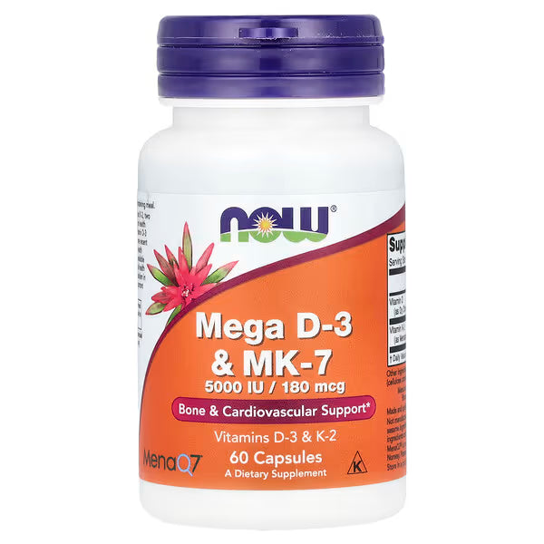 NOW Foods Mega D3 & MK-7
