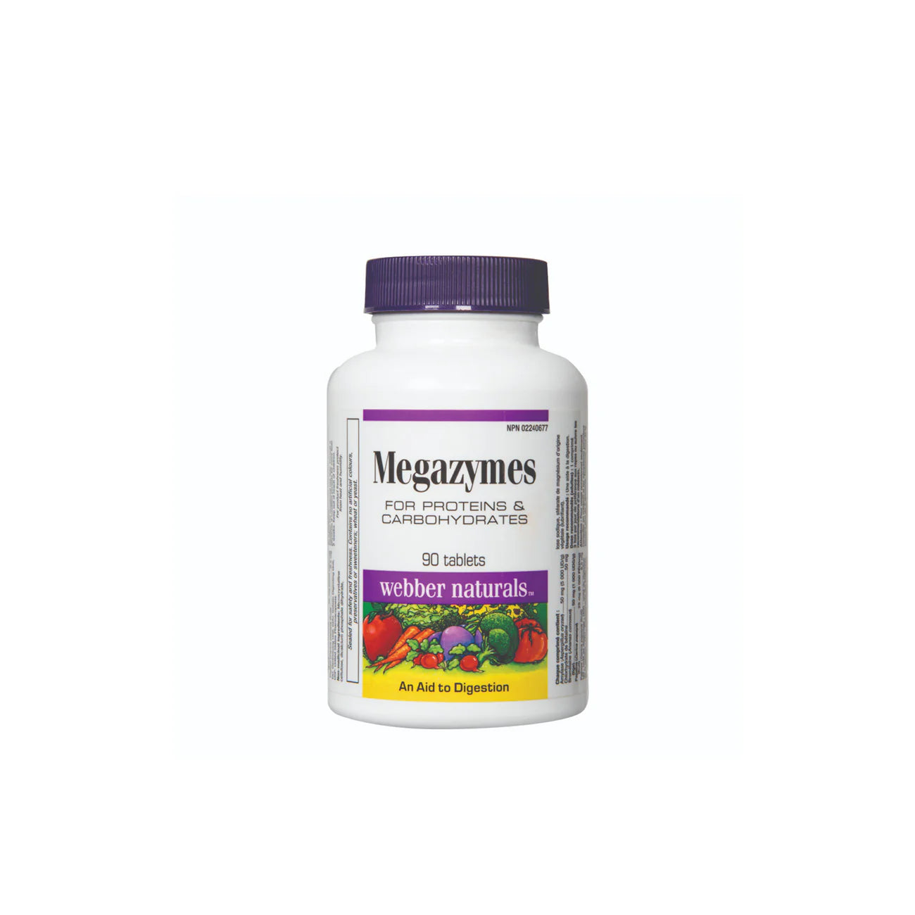 Webber Naturals Megazymes 90 tabs