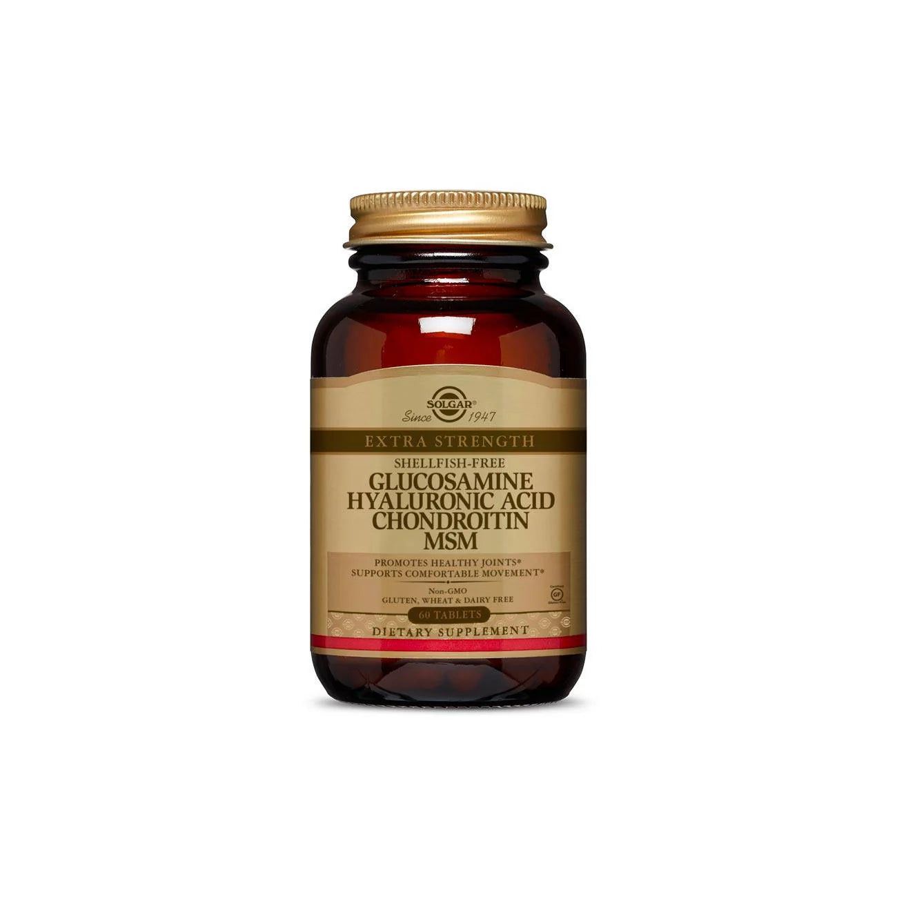 Solgar Extra Strength Shellfish-Free Glucosamine Hyaluronic Acid Chondroitin MSM
