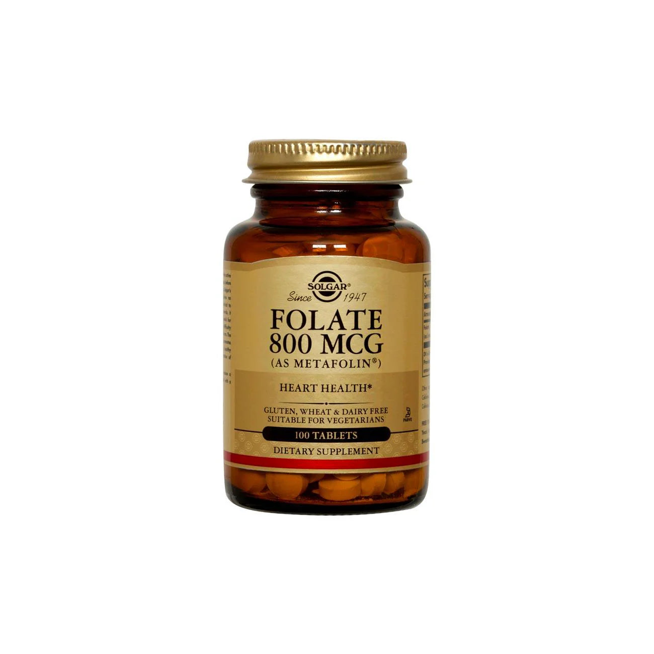 Solgar Folate (As Metafolin) 800mcg
