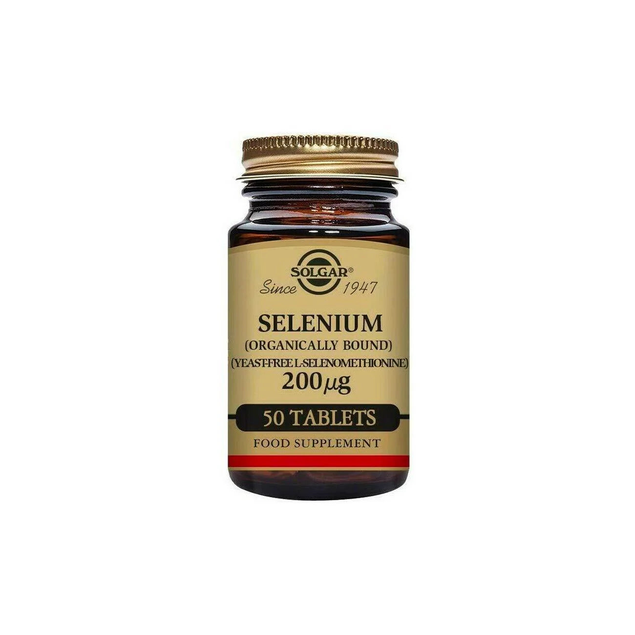 Solgar Selenium (Organically Bound) (Yeast-Free) 200ug