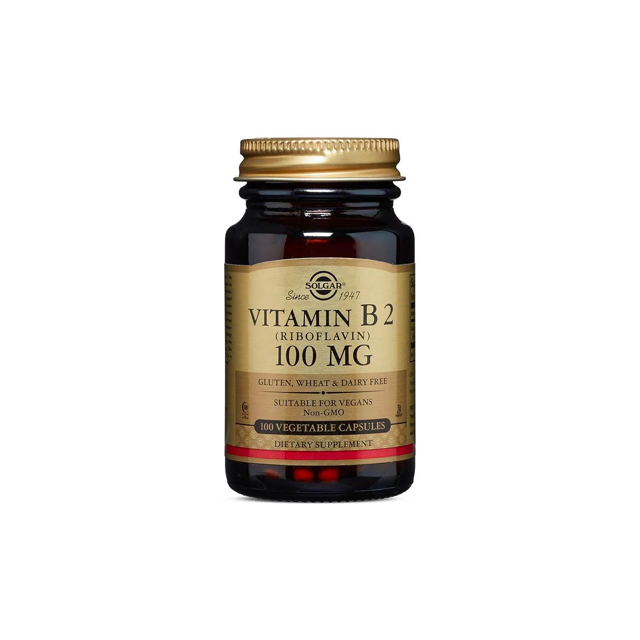Solgar Vitamin B2 (Riboflavin) 100mg